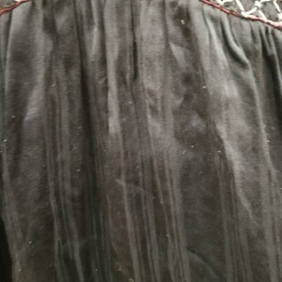 Ulla Johnson Odette Smocked Silk Midnight Mini Dress - Picture 6 of 12